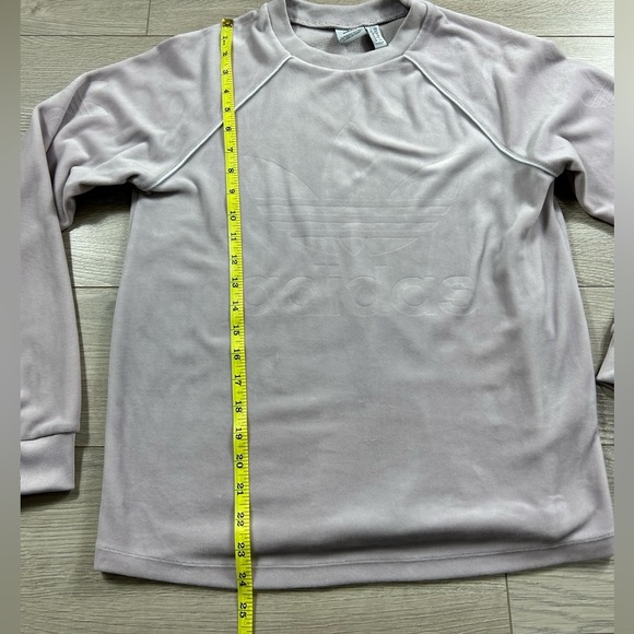 Adidas OG Velvet Long Sleeve Crewneck Top - Picture 12 of 13